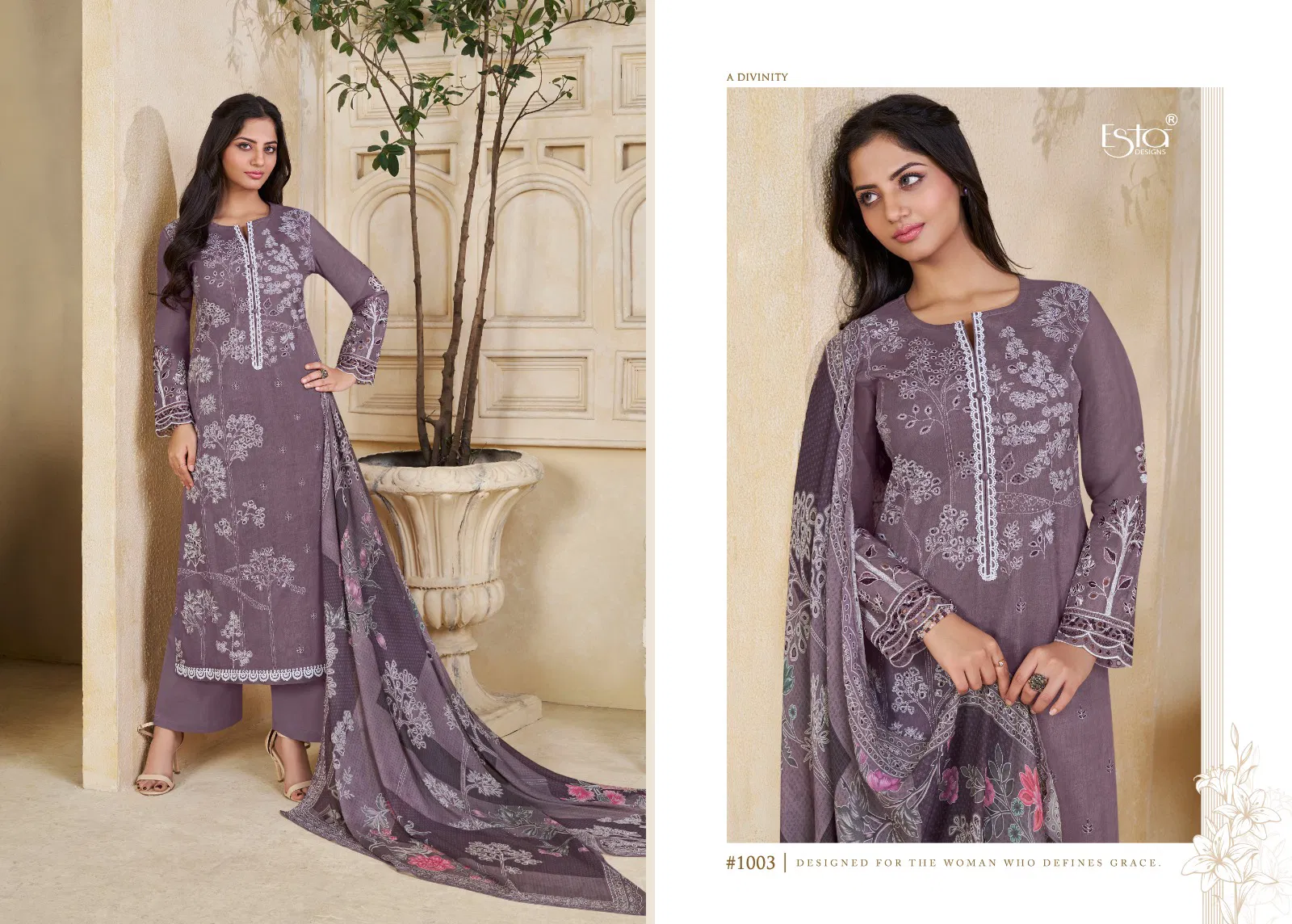 Enore By Irika Organza Printed Designer Dress Material Exporters In India